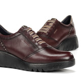 LIVE F2096 Burgundy Sneaker