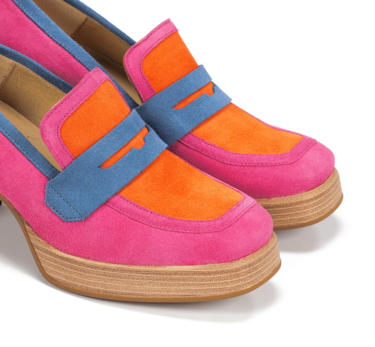 D9440CACCA CALF+CALF+CALF FUCSIA + ORANGE + BALI-5