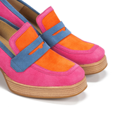 D9440CACCA CALF+CALF+CALF FUCSIA + ORANGE + BALI-5