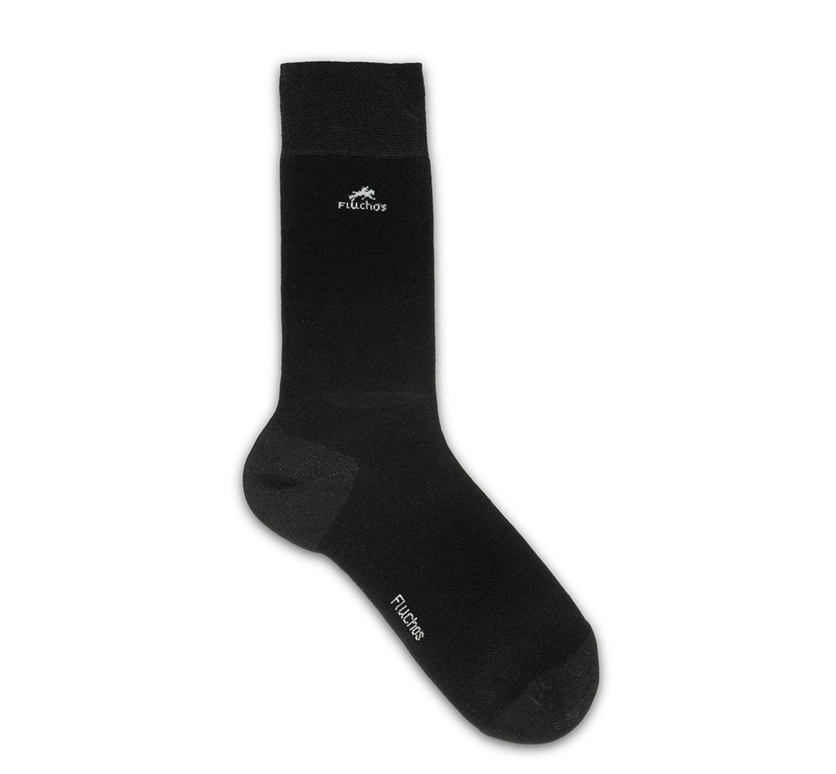 CA0009 Calcetin largo Black-Brown dots 2p-2