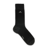 CA0009 Calcetin largo Black-Brown dots 2p-2
