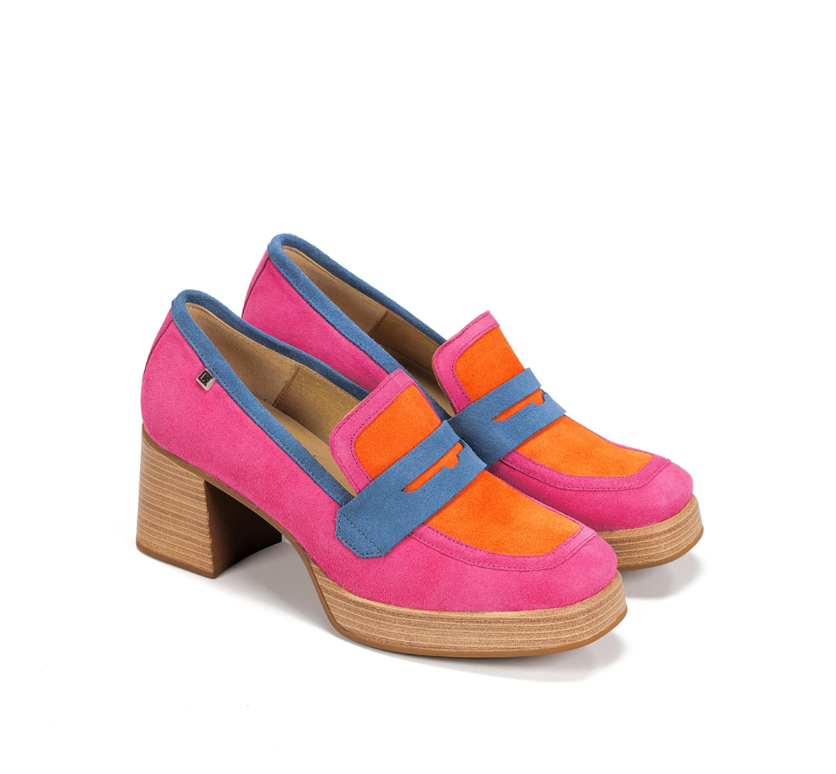 D9440CACCA CALF+CALF+CALF FUCSIA + ORANGE + BALI-3